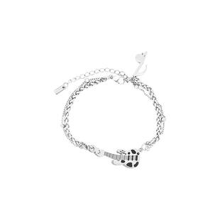 BubblesClub乐器乐园原创奶牛电吉他手链甜酷摇滚情侣音乐节