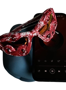 美国代购手作万圣节蛇形太阳镜