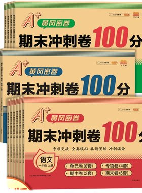 小学期末冲刺卷100分1-6年级人教