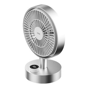向物静音桌面小风扇办公室桌上小型usb电风扇学生上课宿舍台式移动无线可充电摇头电扇工位2026新款降温神器