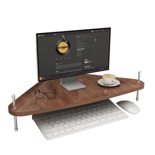 转角电脑增高架显示器屏幕底座抬高架办公室工位拐角桌面收纳架子