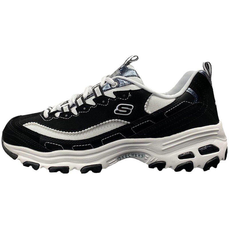 Skechers凯奇熊猫鞋新款厚底珍珠