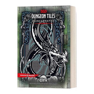 英文原版 D&D Dungeon Tiles Reincarnated: City 龙与地下城 地牢瓷砖转世 城市 英文版 进口英语原版书籍