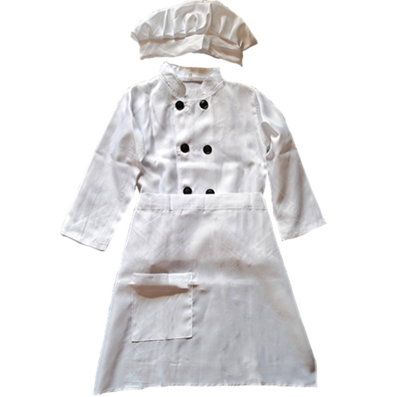 儿童厨师服围裙烘焙做饭厨房玩具中餐套装烘焙水果切角色扮演出服