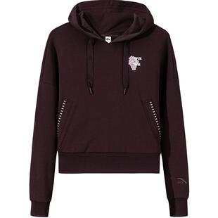 安踏连帽卫衣女士秋冬季宽松百搭套头衫休闲长袖上衣162448715S