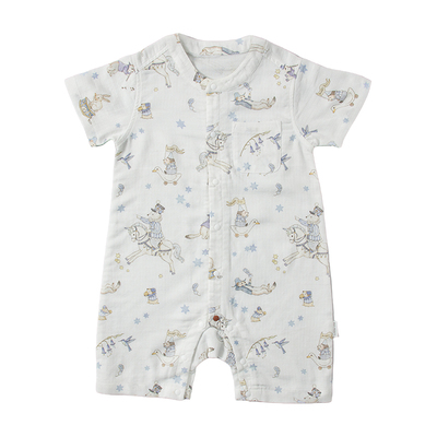 bubbletree婴儿短袖连体衣夏