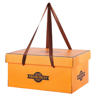 高档水果礼盒包装盒苹果篮葡萄橙子桃子枇杷高端送礼礼品盒空盒子