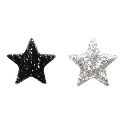 Mkop洞洞鞋配饰水晶五角星鞋花