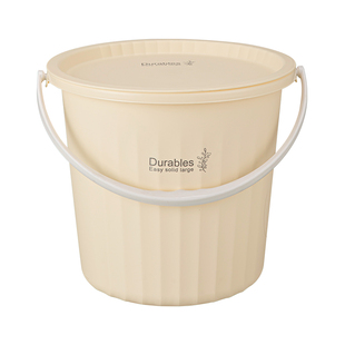 水桶家用加厚大号带盖塑料桶洗衣桶储水小水桶学生宿舍用桶盆套装