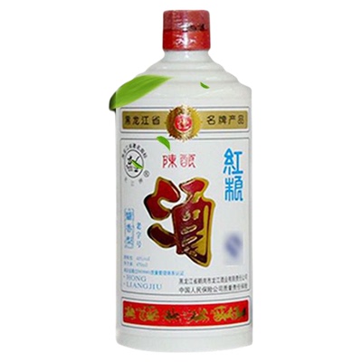 鹤岗陈酿红粮酒 48度470ml/瓶 鹤岗白酒包邮北方酱香