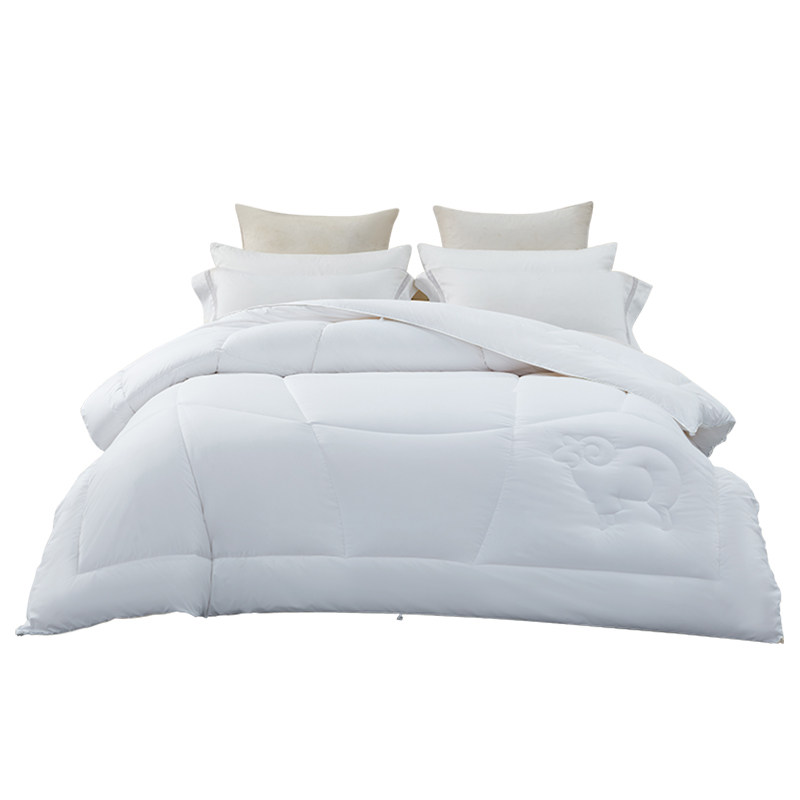 雅兰家纺羊毛被抗菌保暖