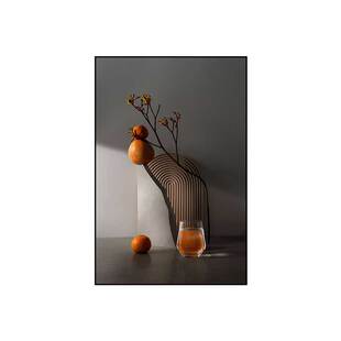 现代奶油风治愈系挂画客厅软装油画布墙画ins风卧室高级感装饰画