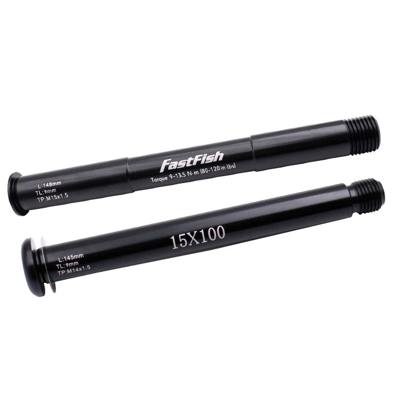 M15桶轴杆适用DT ROCKSHOX15*100/110开档前叉桶轴M15*1.5牙1.0牙