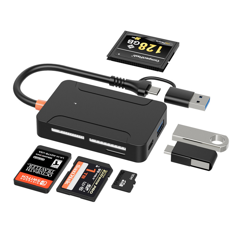 八合一多功能免驱动读卡器USB3.0