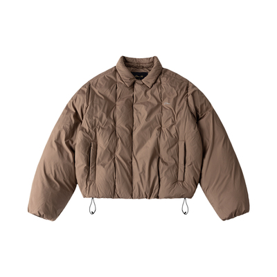 Dime纯色短款男女面包服