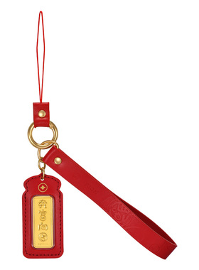 黄金奔赴向钱暴富平安好运足金金币金章钥匙扣挂件新年生日送礼物