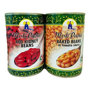 意大利进口莫利即食红腰豆黄豆MoliPasta Red Kidney Baked Beans