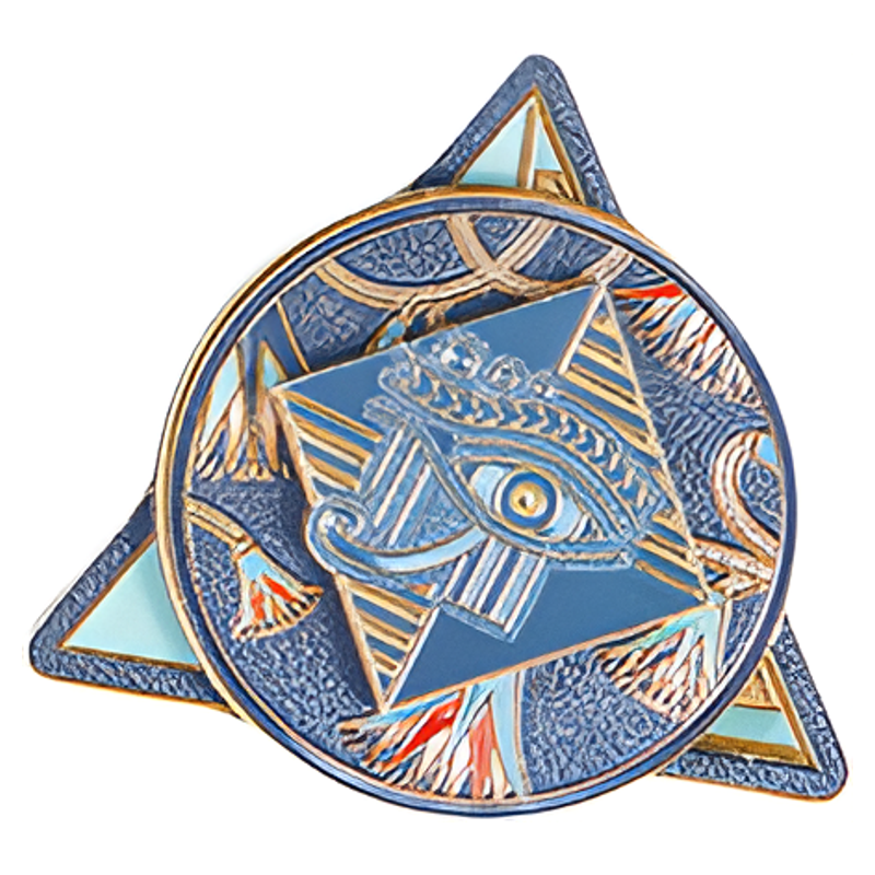 上海博物馆埃及展创意磁吸冰箱贴木质旋转磁力纪念品周边生日礼物