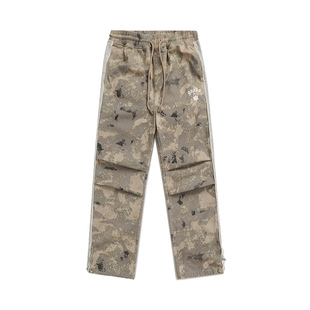 GUUKA&CBC街舞联名迷彩伞兵裤男新款 TF左奇函同款美式直筒裤宽松
