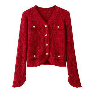 BANANA BABY法式小香风毛衣/高腰蛋糕裙