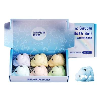 悦象泡澡球儿童专用带玩具超多泡泡浴球小孩精油泡澡包宝宝入浴剂