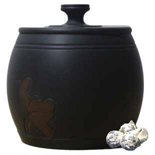 曼松王子山御用贡茶建水紫陶罐礼品细叶茶细腻兰香松子香13颗龙珠