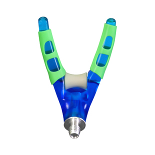 川泽羊角支架头夜钓电子夜光鱼竿炮台架防滑钓鱼杆架竞技台钓配件