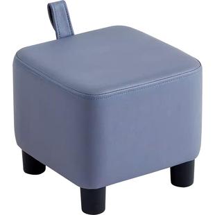 林氏木业科技布小凳子家用创意可爱网红放脚凳换鞋矮凳家具LS262