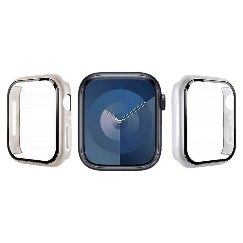 适用苹果手表iwatchs11保护壳s10防尘抗划痕applewatch边框壳s9超薄壳膜一体s7保护套se耐用全包PC