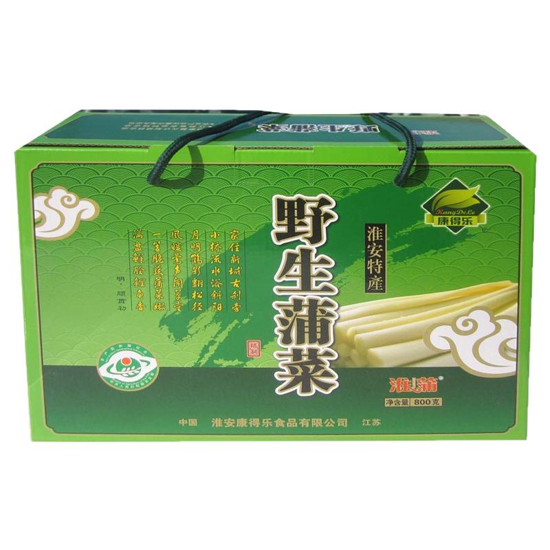 蒲菜淮安土特产野菜蔬菜蒲笋蒲儿菜淮安蒲菜400g*2袋礼盒装