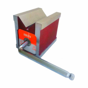 强力磁性V型铁检验V型架等高V型块磁力三角台开关磁力座磁铁V形台