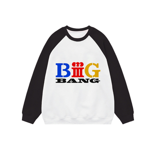BIGBANG权志龙GD同款长袖BIIIG专辑MV周边卫衣应援物上衣服秋冬装