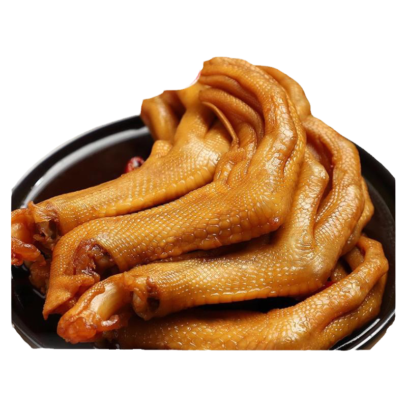 泡鸭爪酸辣柏项粿广西特产零食