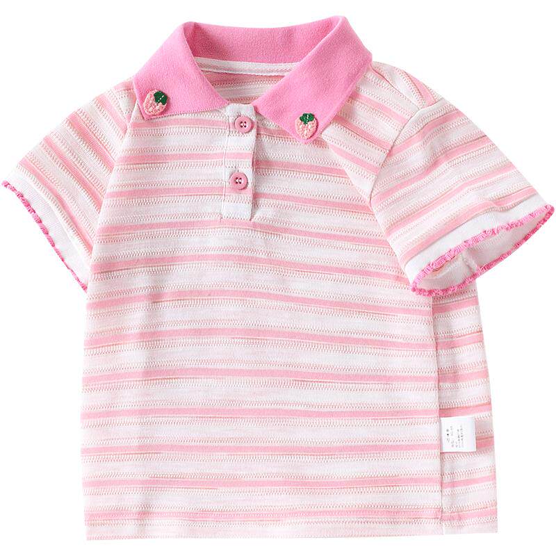 女童短袖polo衫夏季新款