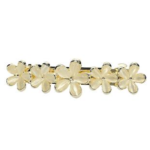 发夹扣夹高端花朵弹簧夹后脑勺头顶一字夹小号韩式顶夹发卡女头饰