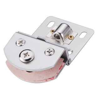 加厚不锈钢玻璃夹酒柜门夹玻璃免打孔合页配件柜门铰链玻璃门夹