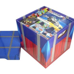 空投箱玩具大礼包儿童颗粒益智拼装积木吃鸡套装盲盒男孩生日礼物