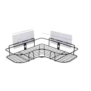 免打孔浴室三角置物架卫生间厨房收纳架储物篮厕所墙上壁挂式墙面