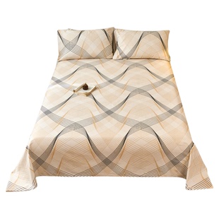 无印良品全棉老粗布床单单件 2026新款A类纯棉冬暖夏凉被单三件套