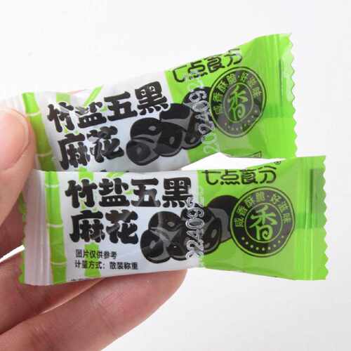七点食分竹盐五黑小麻花独立包装整箱无蔗糖宿舍网红休闲 零食小