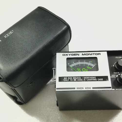 RIKEN KEIKI MODEL OX-227 PORTABLE OXYGEN INDICATOR MONITOR