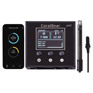 Coralbear珊瑚熊智能鱼缸水质检测器pH实时监测仪表高精度温度仪