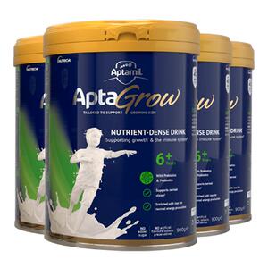 爱他美aptagrow精准营养学生小学儿童成长奶粉6+段6岁以上*4罐