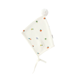 【清仓】babylove【纺软织柔】婴儿帽子春秋纯棉防风帽知蔬达理