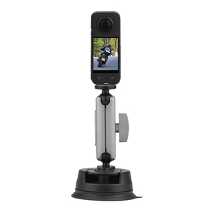 Flymile适用影石Insta360 X4Air/X5汽车支架车载吸盘固定支架360AcePro2运动相机汽车玻璃固定底座配件