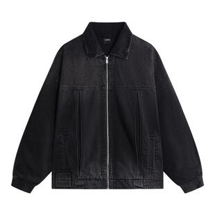 VETEMENTS 男女情侣款外套 巴黎圣母院主题水洗牛仔夹克 301446