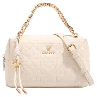 迪士尼2026春夏款【38礼物】菱格链条方包百搭手提包单肩斜挎包