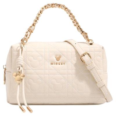 迪士尼包包菱格链条斜挎小方包女