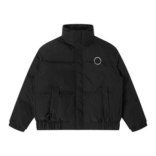 【甜甜粉丝专享】MJ线下同款男式反光夜光印花短款羽绒服68027