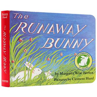 英文原版绘本 The Runaway Bunny 逃家小兔逃跑的兔子爱的捉迷藏 廖彩杏吴敏兰书单 低幼儿童早教启蒙英语读物纸板书纽约时报推荐
